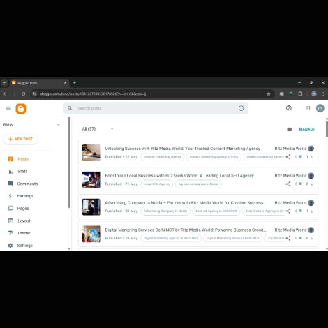 Blog Development Blog Development – Ritz Media World